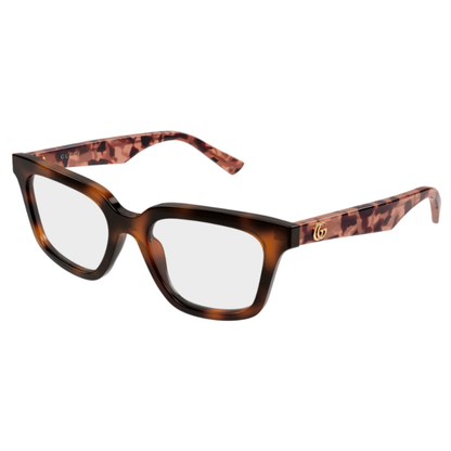 Gucci GG2180O womens acetate cat-eye optical frame three-quarter view
