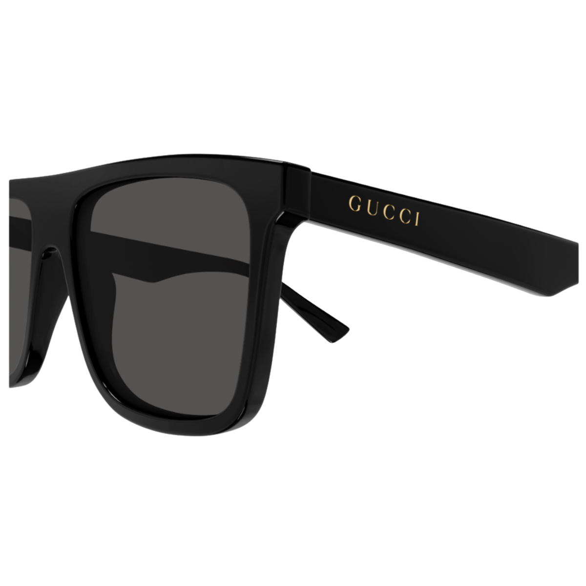Gucci GG2182S men's square acetate sunglasses showing hinge and frame detail