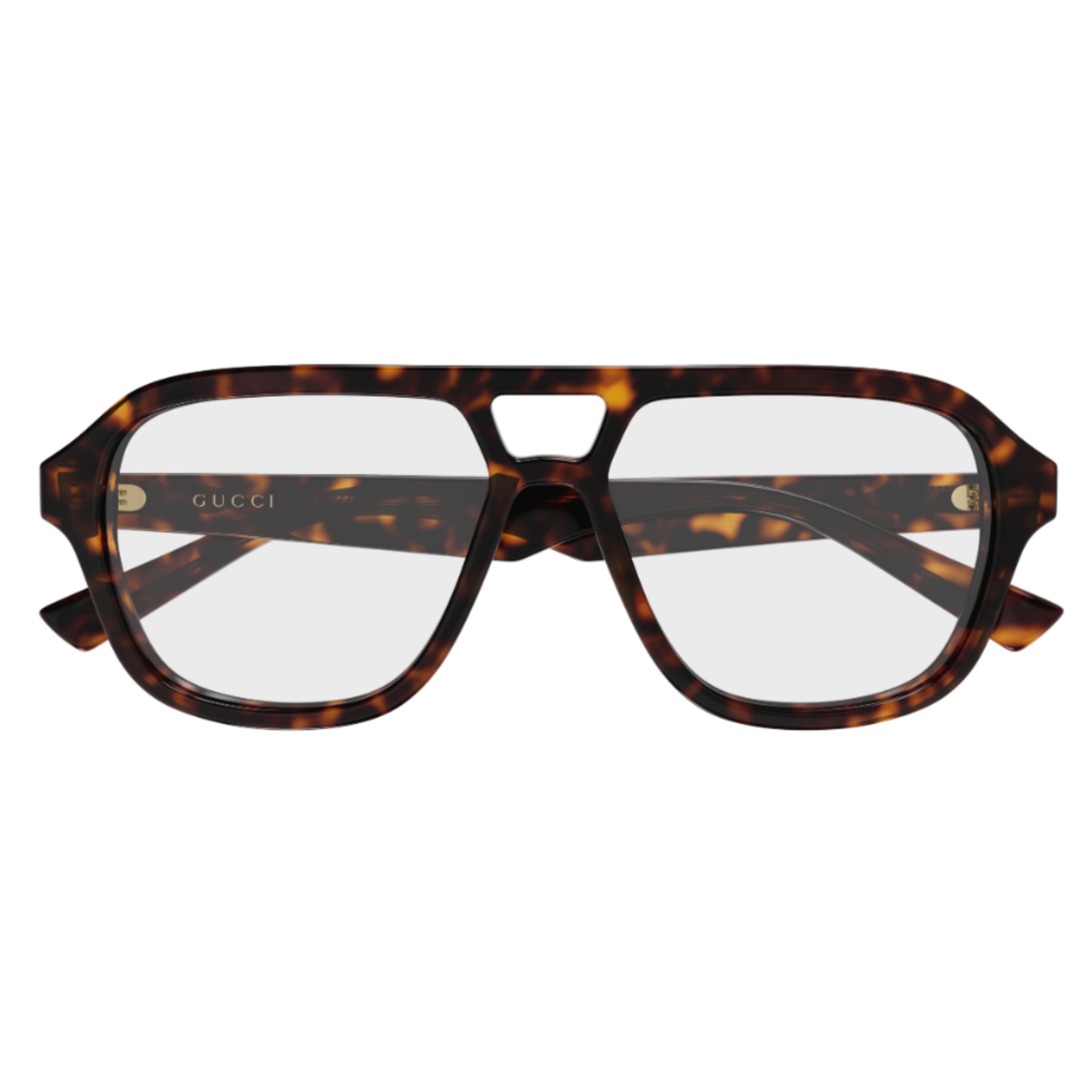 Gucci GG2183O-002 unisex acetate pilot optical frame front view