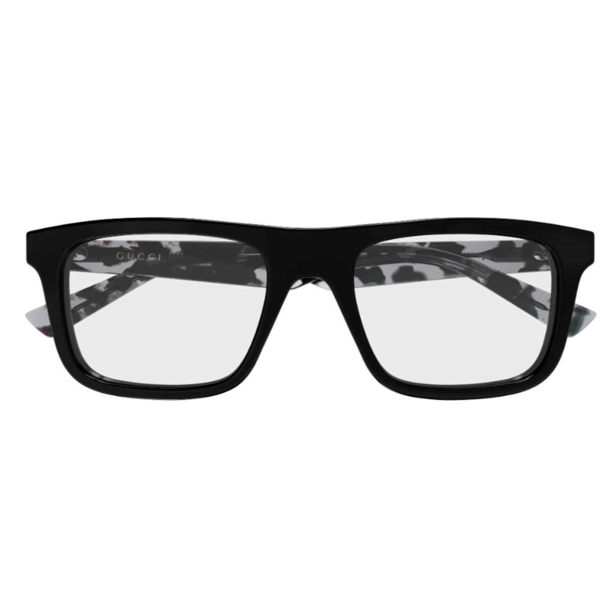 Gucci GG2184O 008 men's acetate rectangular optical frame front view