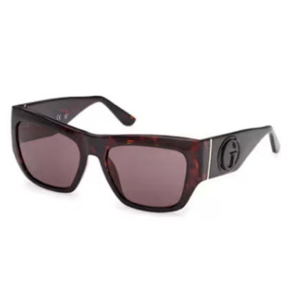 Guess GU00252 women's acetate square full-frame sunglasses three-quarter view