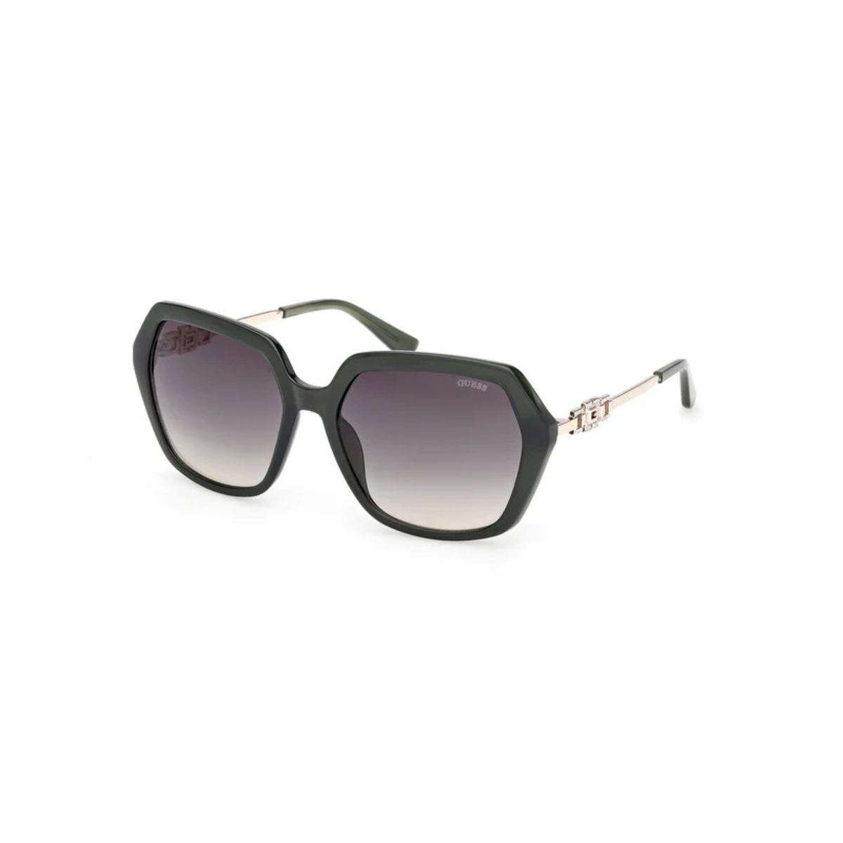 GUESS GU00267 womens injected geometric sunglasses three quarter angle