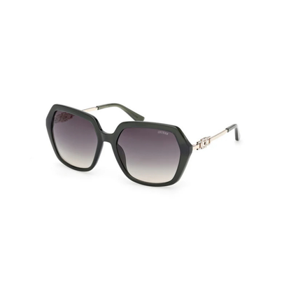 GUESS GU00267 womens injected geometric sunglasses three quarter angle