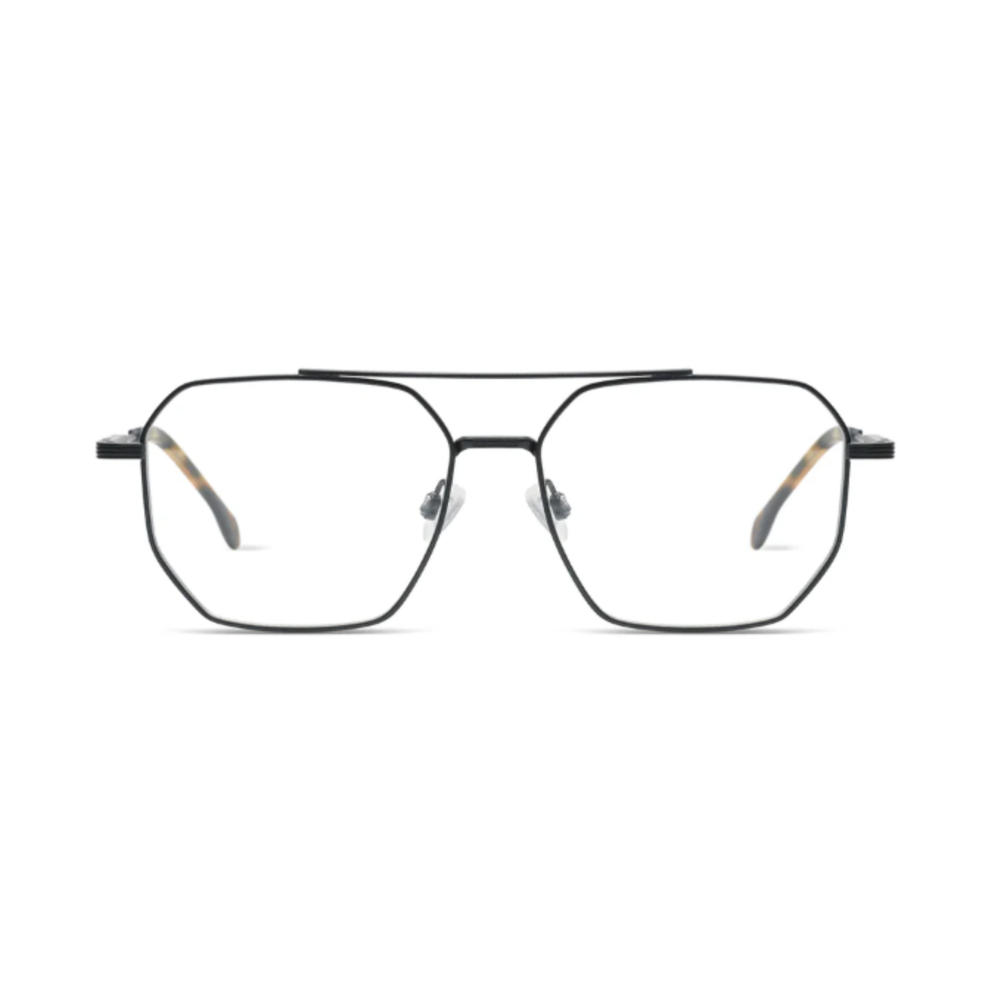 HawkBlackHavana Hawk square men eyeglasses with modern premium full rim optical frame