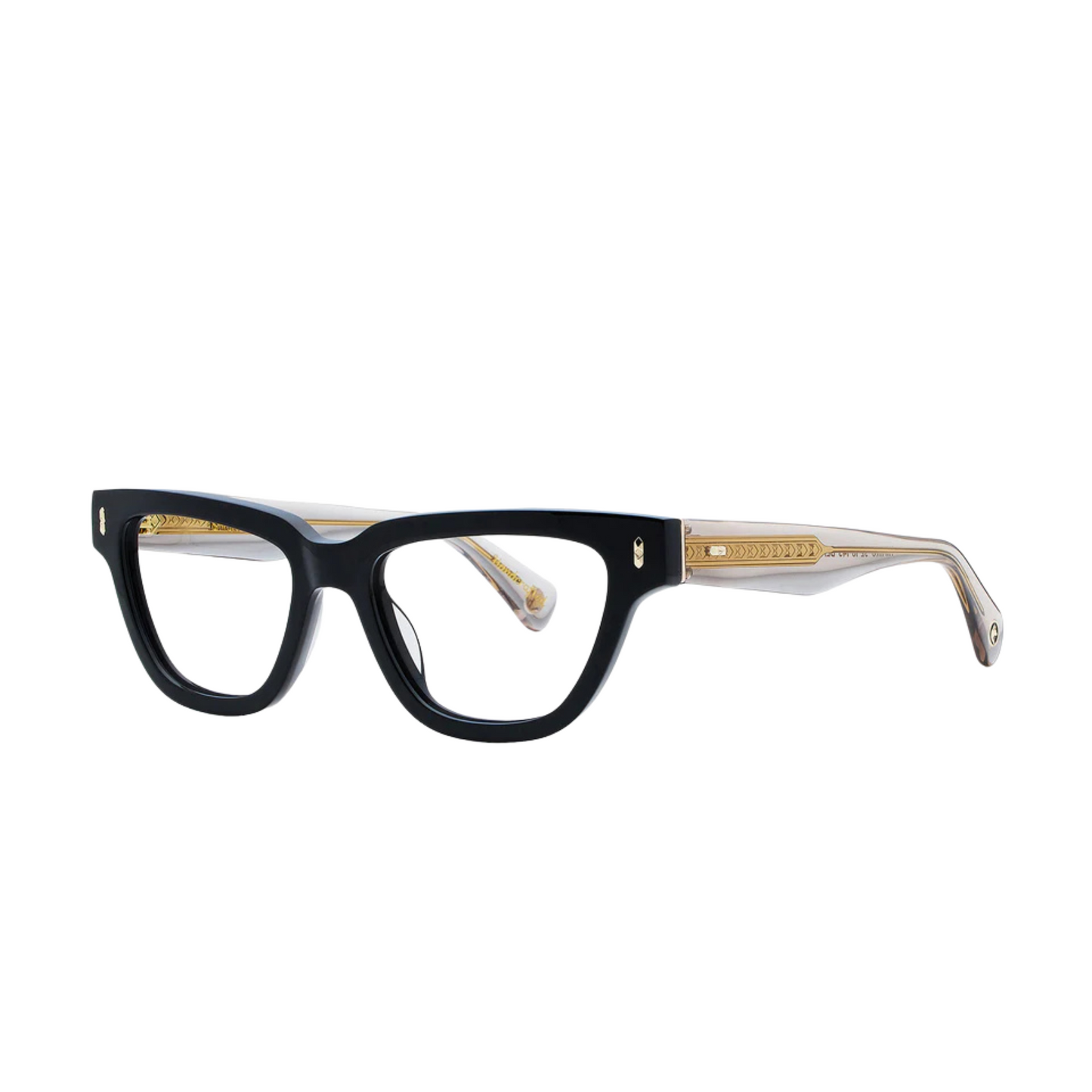 Black Champange Himiko cat eye optical frame for women
