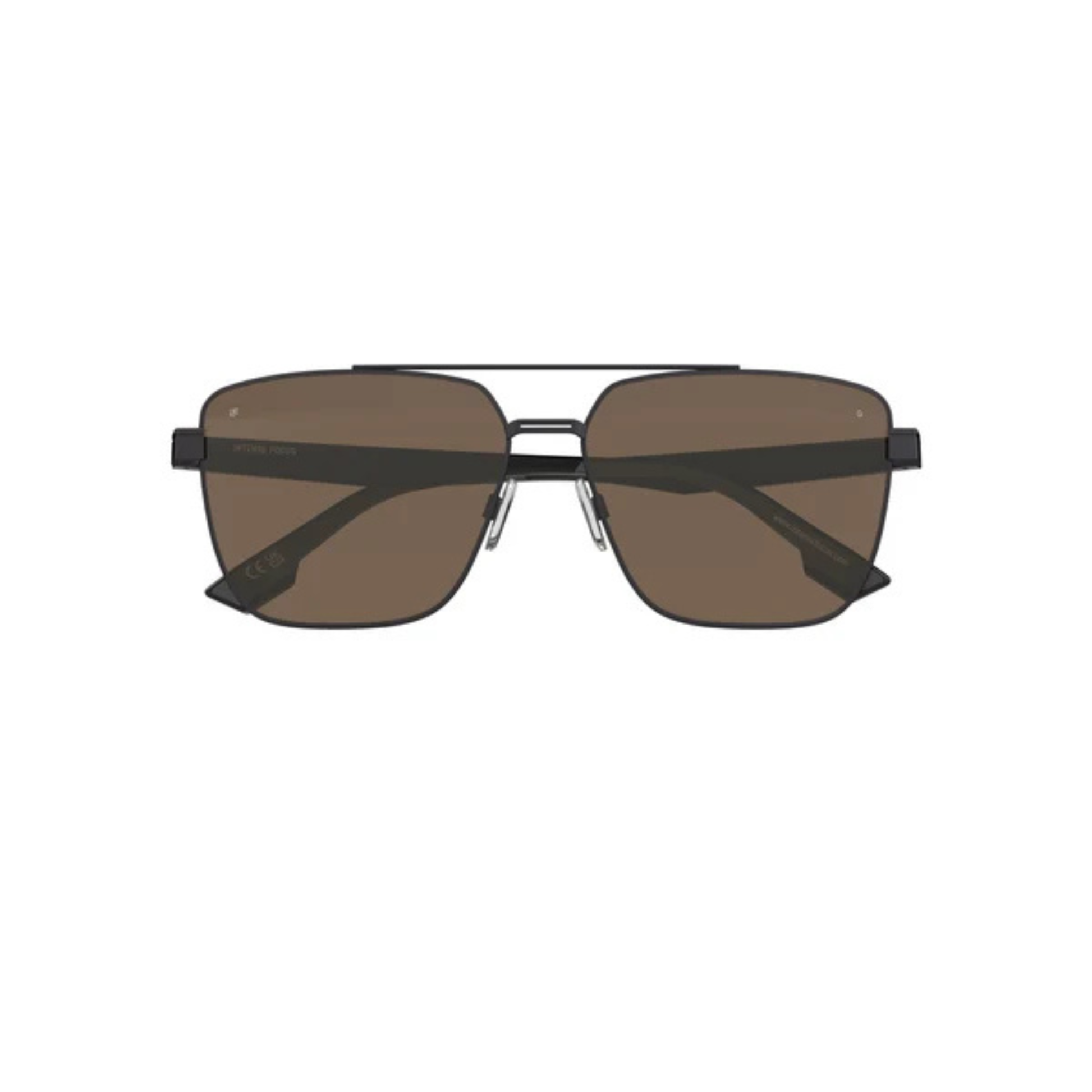 Intense Focus Classic 8 unisex metal rectangle sunglasses front view