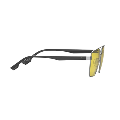 Intense Focus Classic 8 unisex metal rectangle sunglasses side profile