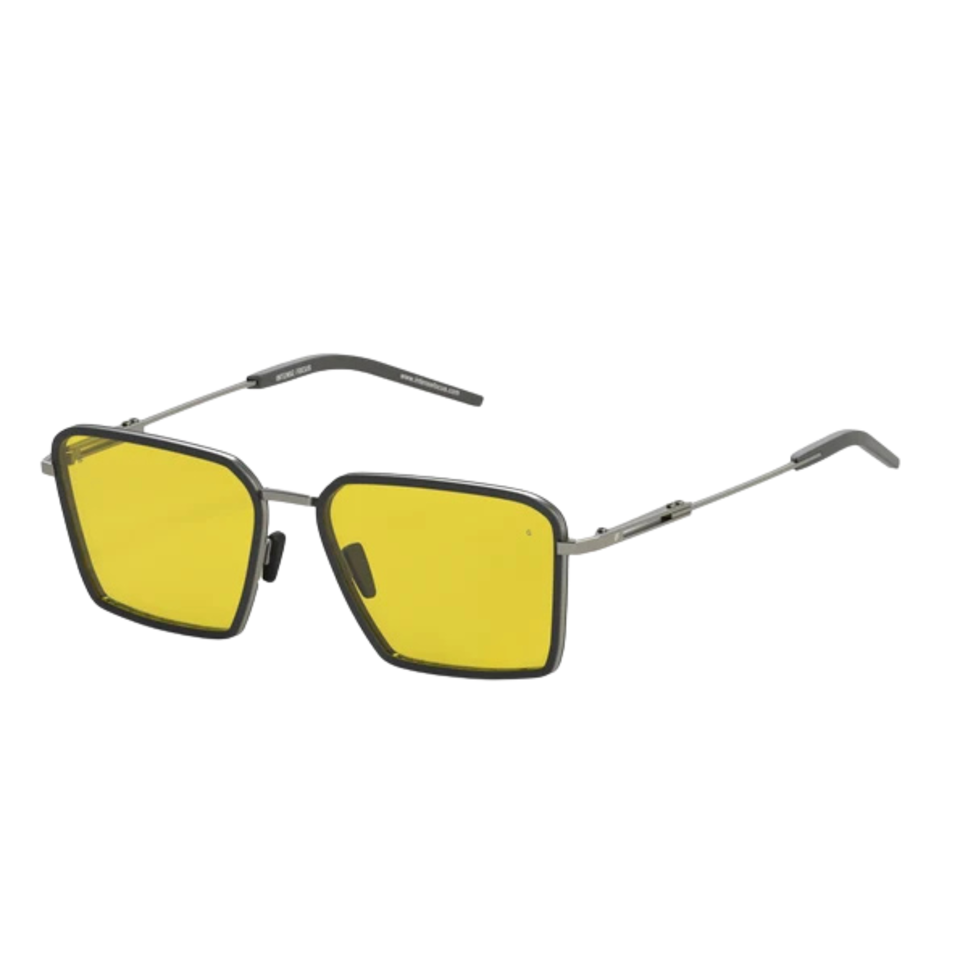 Intense Focus Coalition 22 unisex metal square sunglasses three quarter view