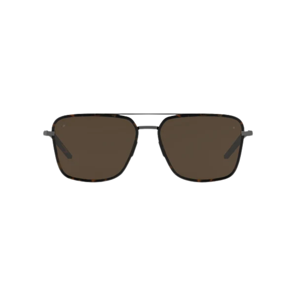 Intense Focus Coalition 24 unisex metal rectangle navigator sunglasses front view