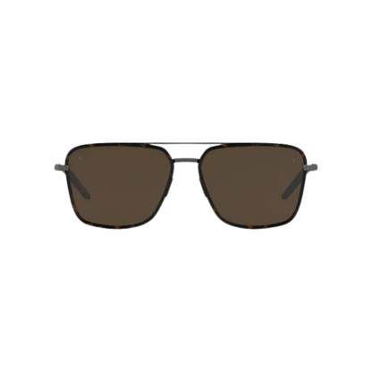 Intense Focus Coalition 24 unisex metal rectangle navigator sunglasses front view
