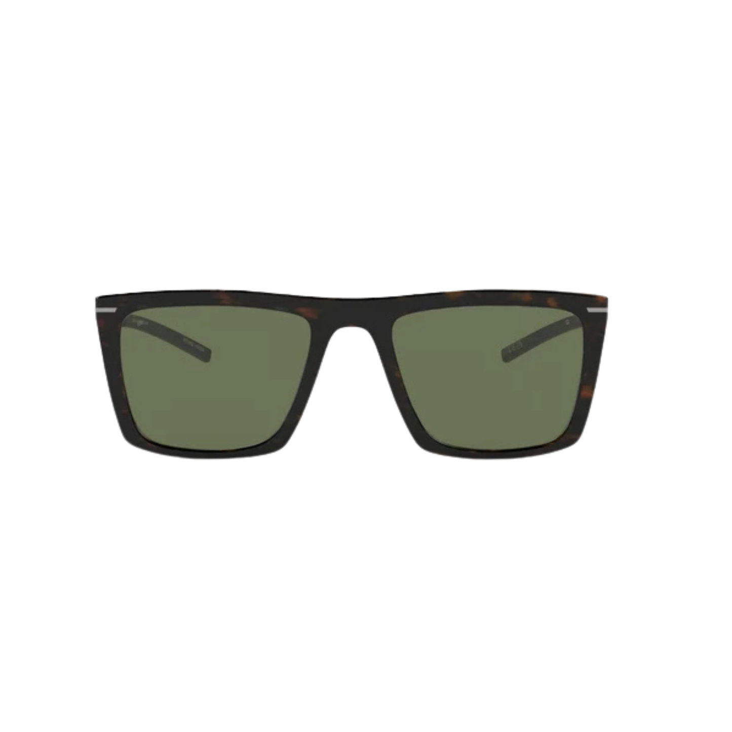 Intense Focus Straight Line 14 unisex adult metal square sunglasses front view