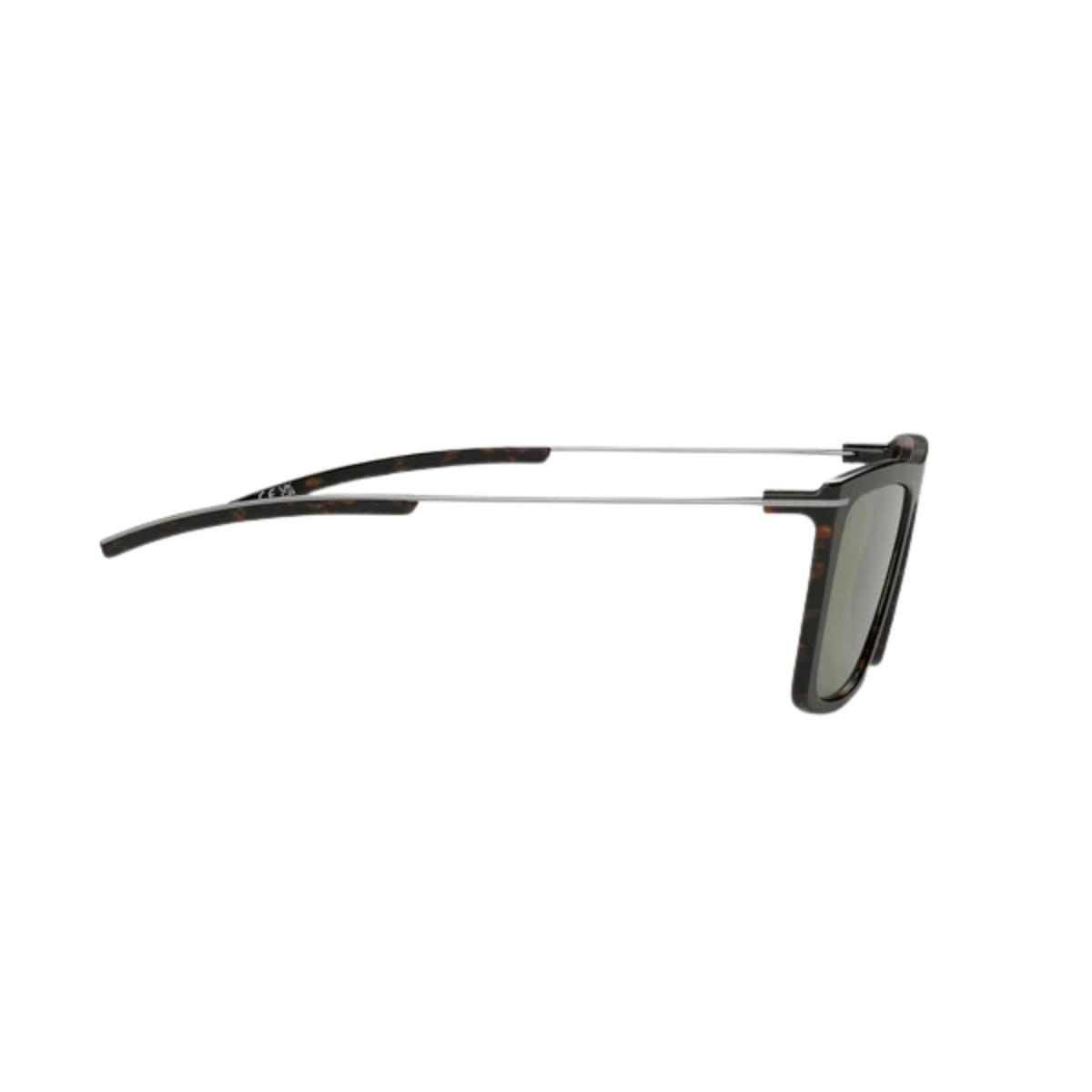 Intense Focus Straight Line 14 unisex adult metal square sunglasses side profile