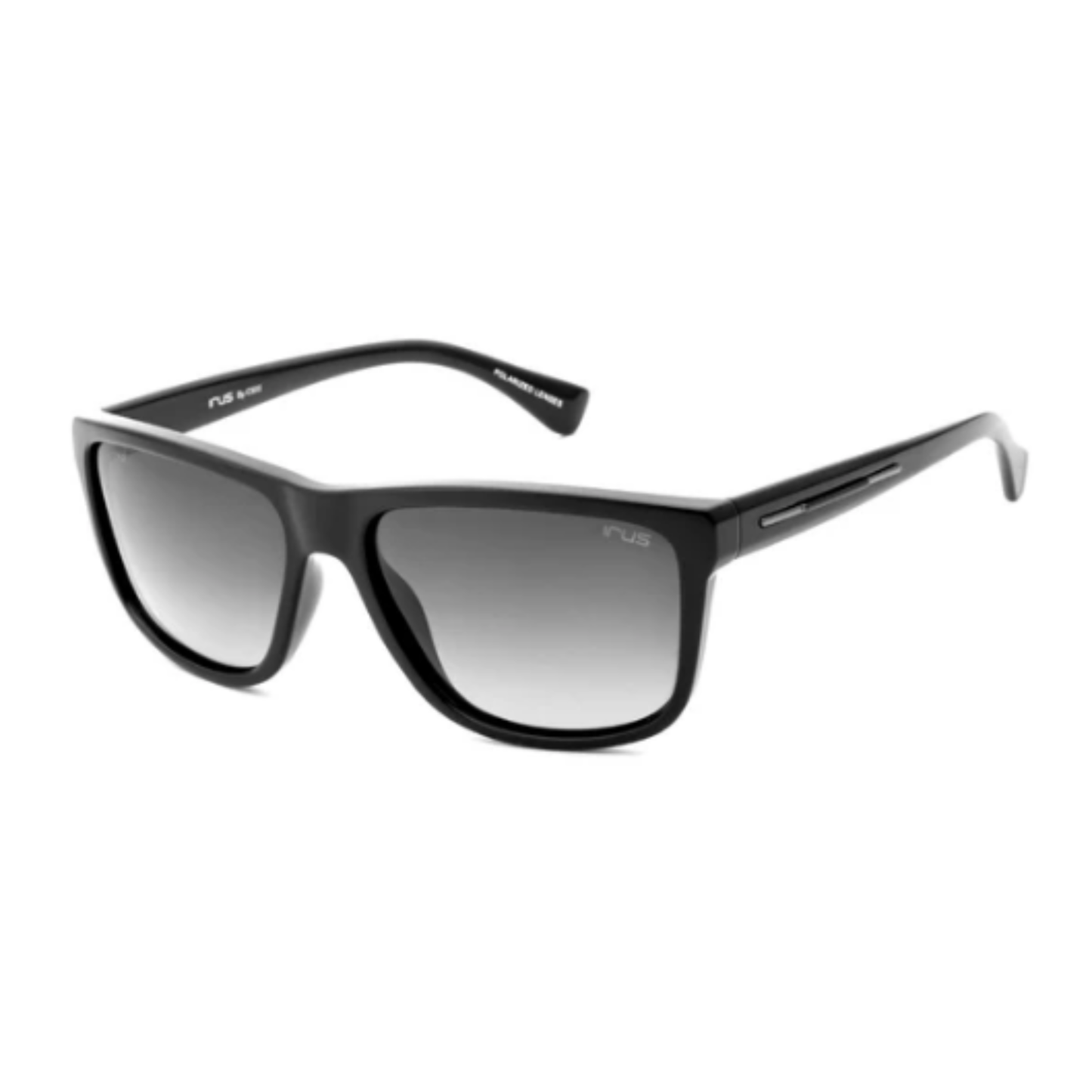 BlackGunmetalGreyGradientC1P IRUS S1407 men’s square polarized sunglasses with UV protection