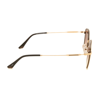 S1530 Gold C2IRUS S1530 C2 square sunglasses with UV protection and gradient lenses