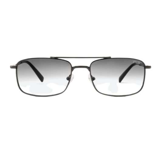 GunmetalGreyGradient IRUS S1547 unisex square sunglasses with lightweight full-rim design and UV protection