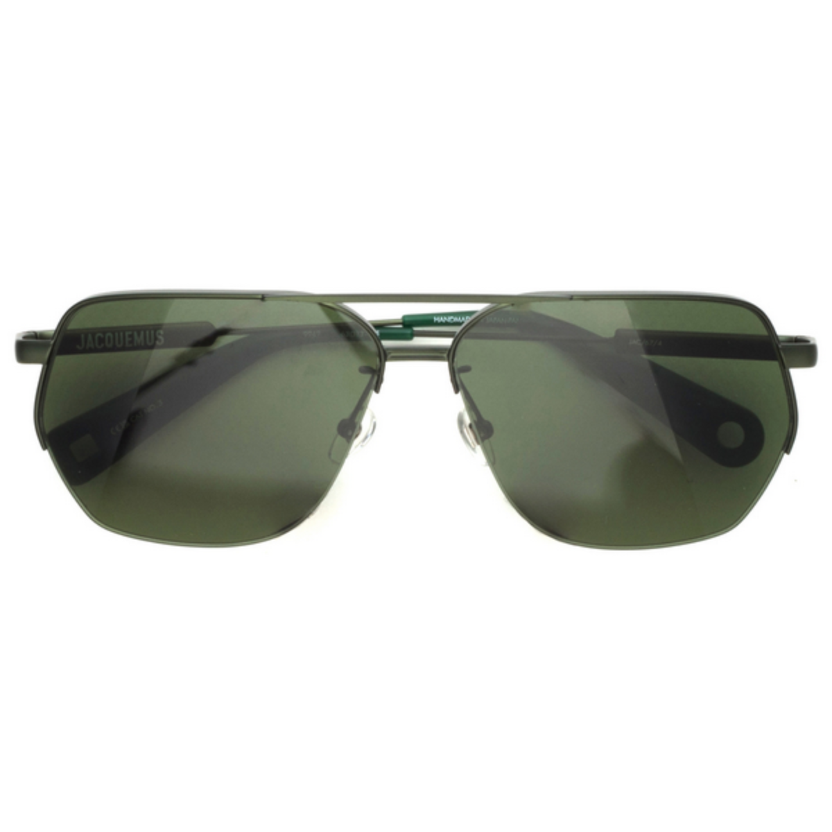 Jacquemus Aviado womens metal aviator sunglasses front view