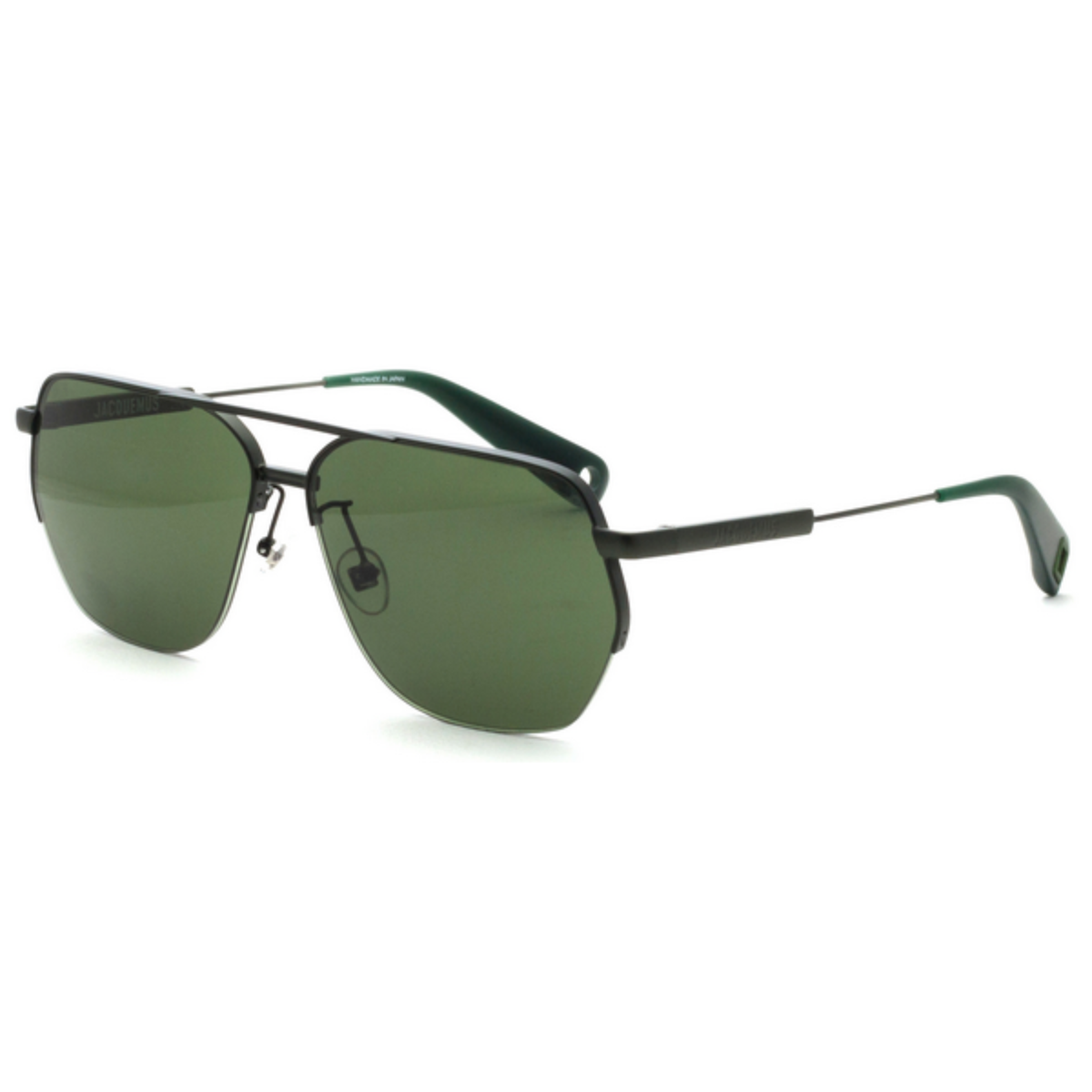 Jacquemus Aviado womens metal aviator sunglasses three quarter view