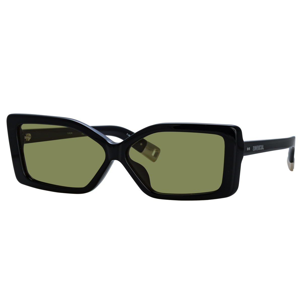 Jacquemus Spiaggia JAC41C2SUN unisex acetate cat eye rectangle sunglasses angle