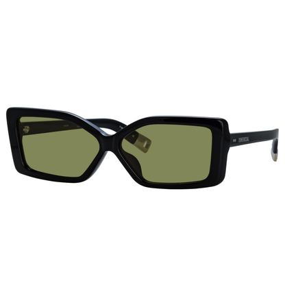 Jacquemus Spiaggia JAC41C2SUN unisex acetate cat eye rectangle sunglasses angle