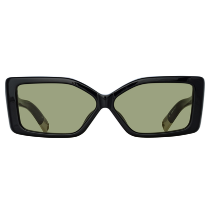 Jacquemus Spiaggia JAC41C2SUN unisex acetate cat eye rectangle sunglasses front