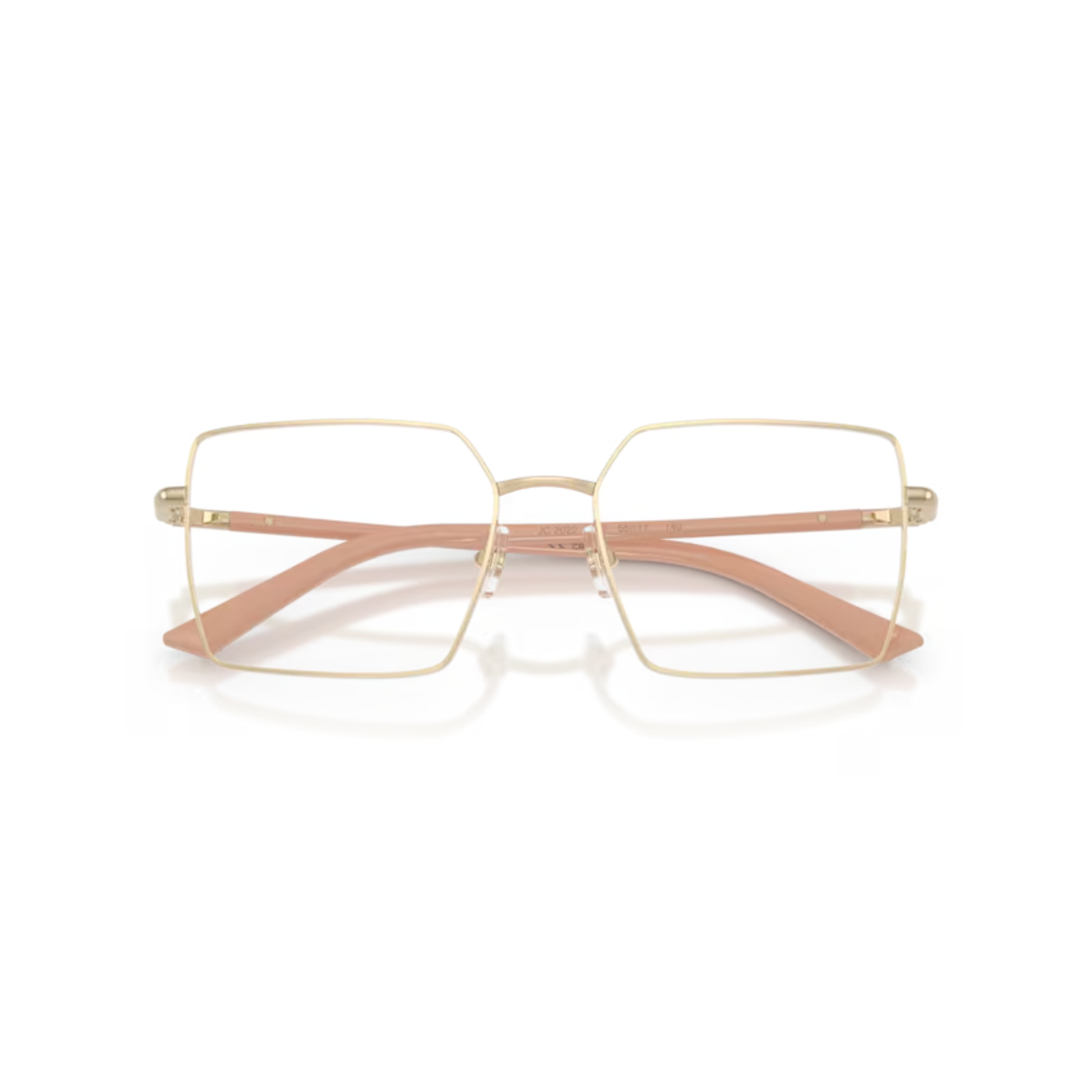 Jimmy Choo JC2022 women’s square metal eyeglasses with luxury lightweight designer styling