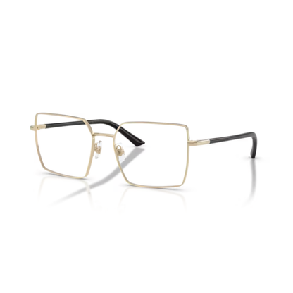 Jimmy Choo JC2022 women’s square metal eyeglasses with luxury lightweight designer styling