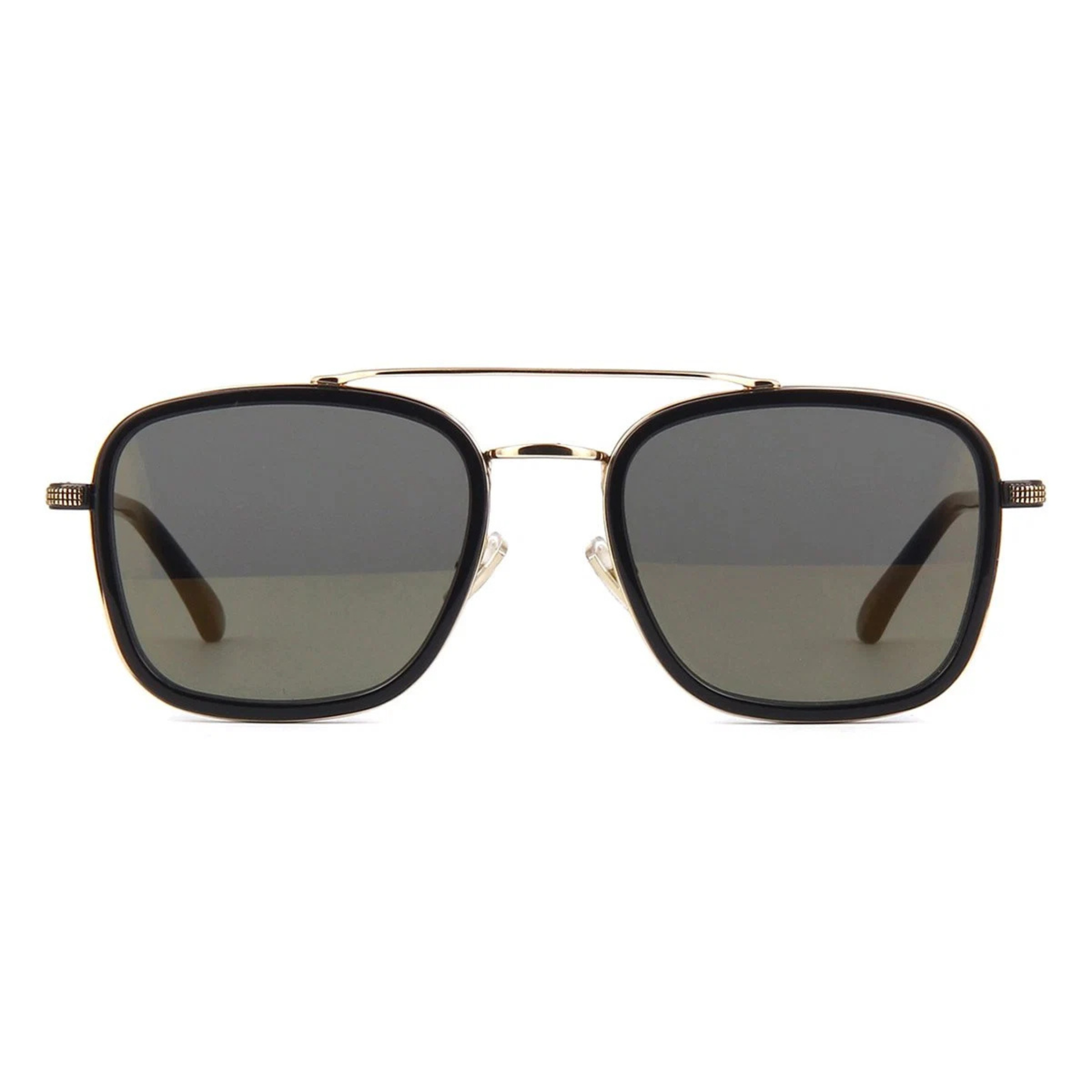 Jimmy Choo JOHN/S unisex square metal sunglasses featuring a premium full-rim designer frame.