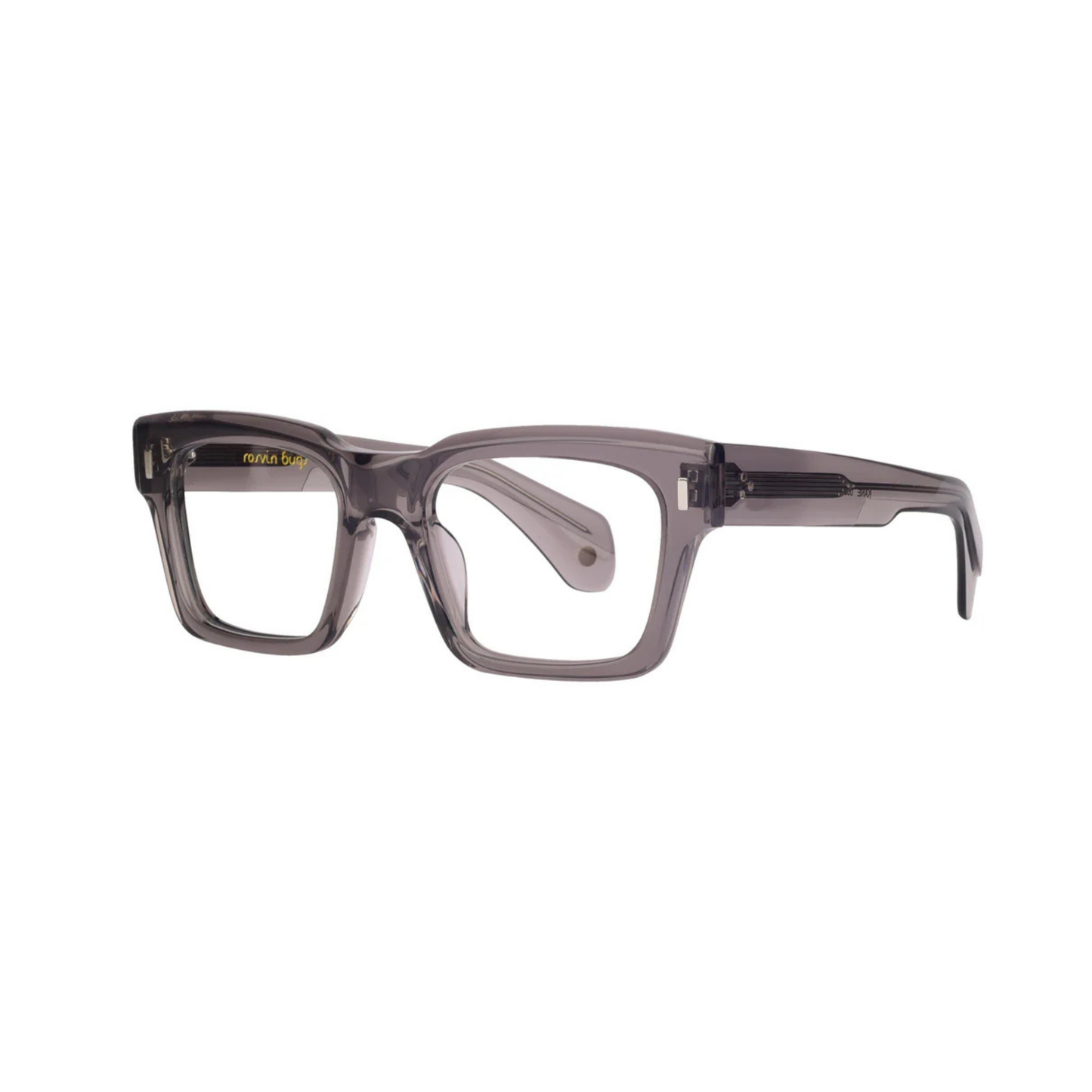 Kane Crystal Grey/003 modern rectangle eyeglasses with lightweight full-rim frame and sleek everyday styling.