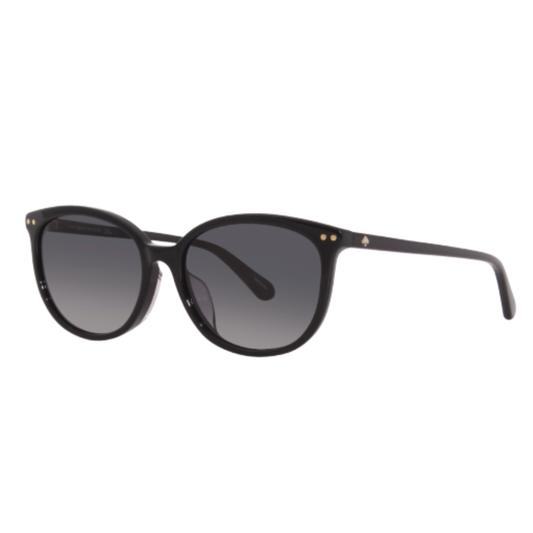 Kate Spade Alina women's round acetate sunglasses with premium full-rim design and UV-protective lenses.