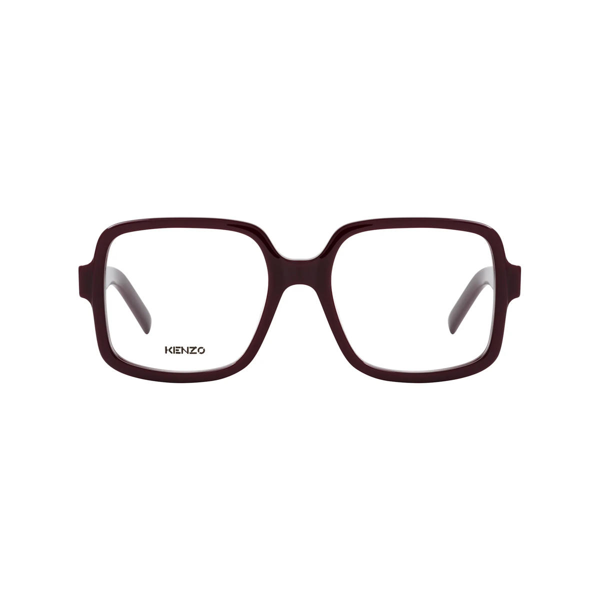 Kenzo KZ50123I womens acetate big square optical frame side temple profile
