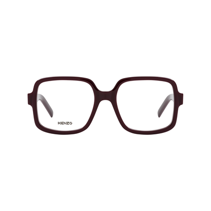Kenzo KZ50123I womens acetate big square optical frame side temple profile