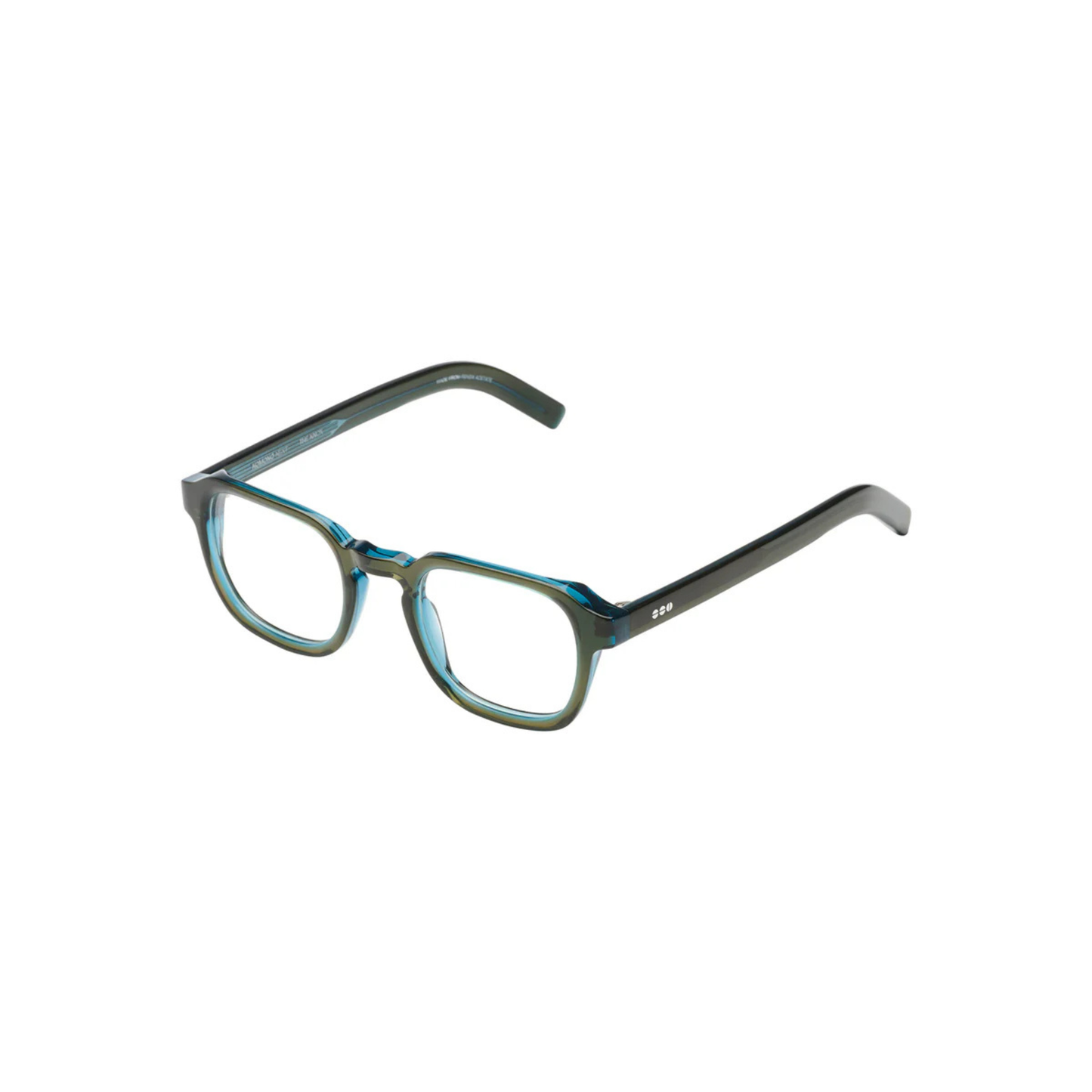 Knox Rectangle Acetate Sunglasses Front View