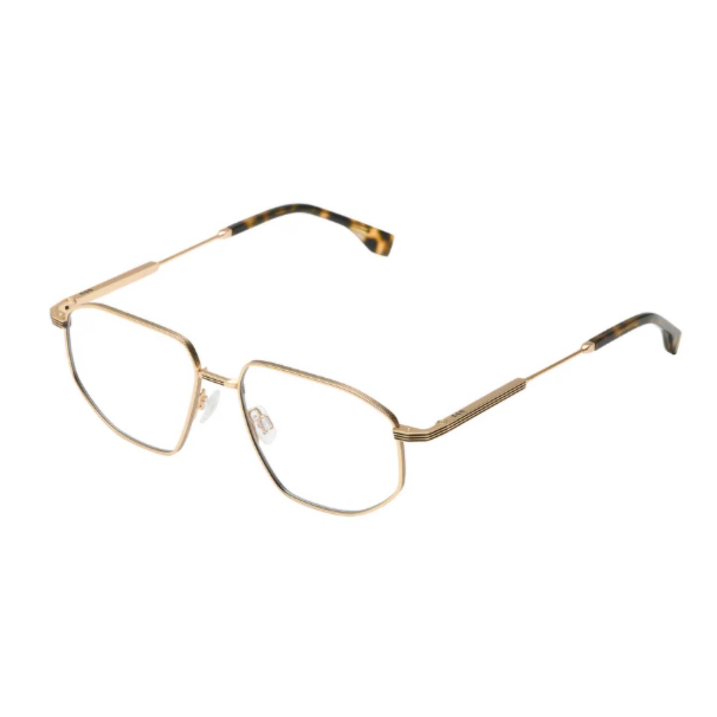 GoldGiraffeKomono Axel unisex optical frame with bold geometric full rim design