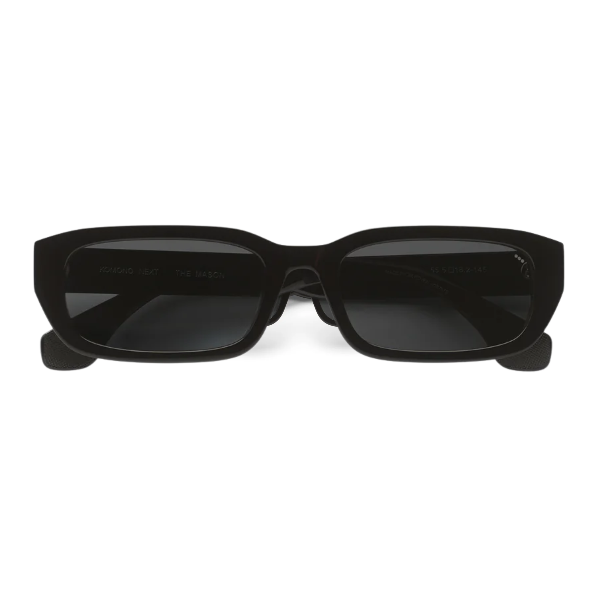 Komono Mason Black Sunglasses Brand Detail View