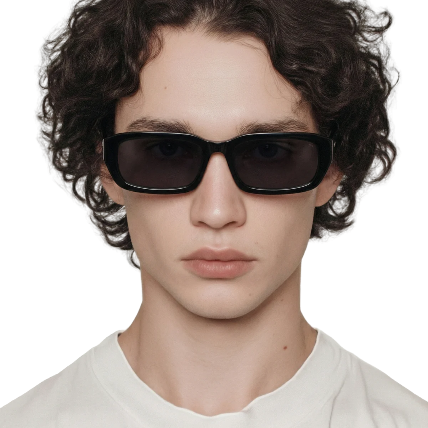 Komono Mason Black Sunglasses Lifestyle View
