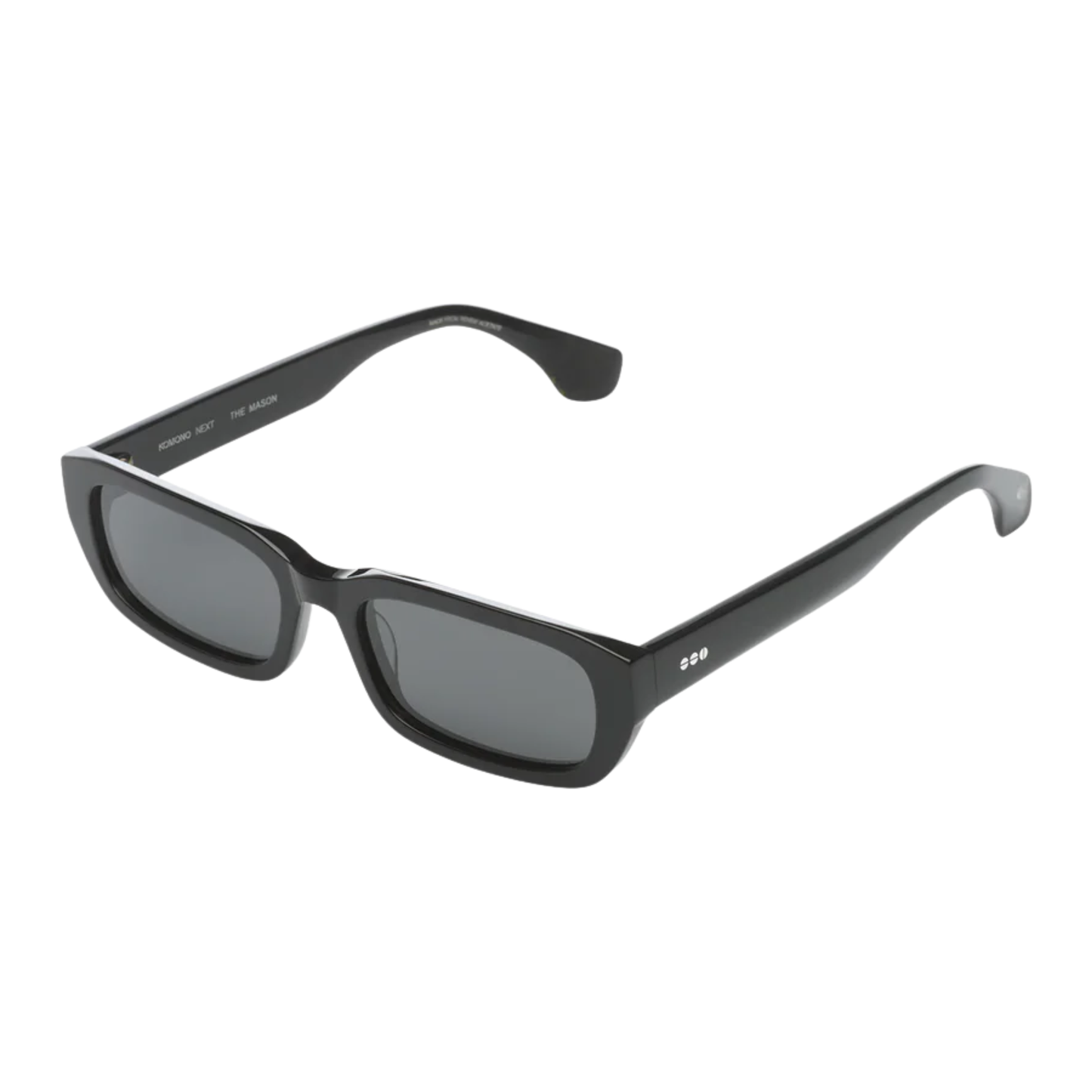 Komono Mason Black Sunglasses Side View