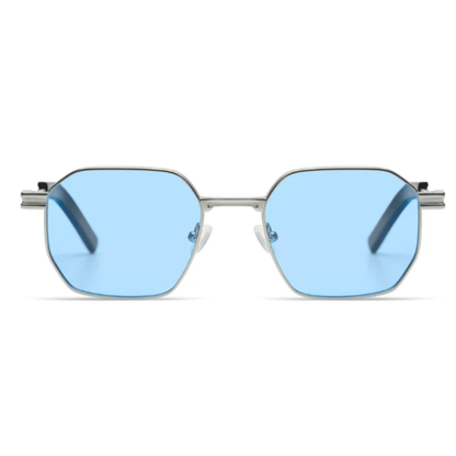 SilverBlack Komono percy unisex sunglasses with oversized premium full rim frame