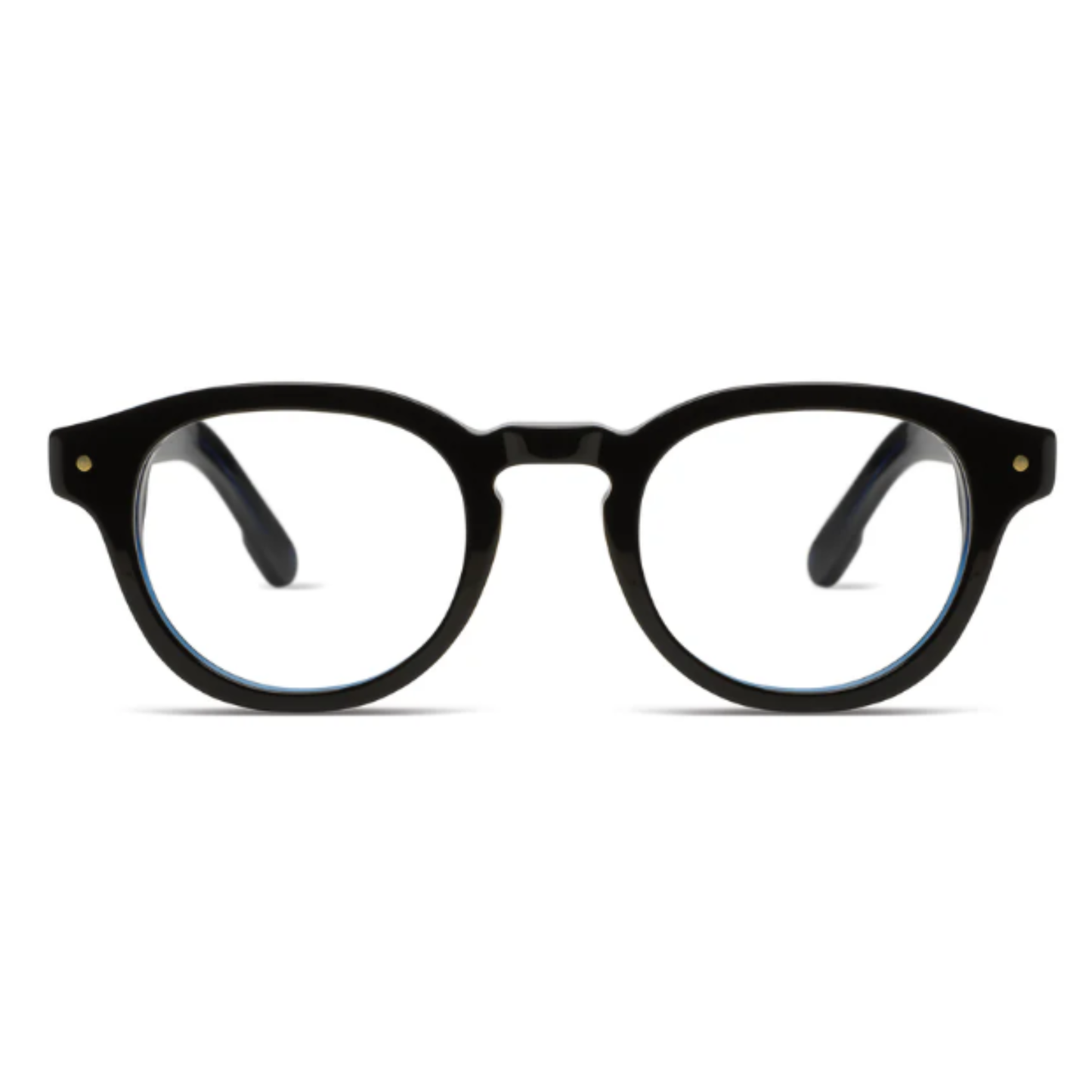 BlackSpace Komono Riley round unisex eyeglasses with modern minimalist optical frame