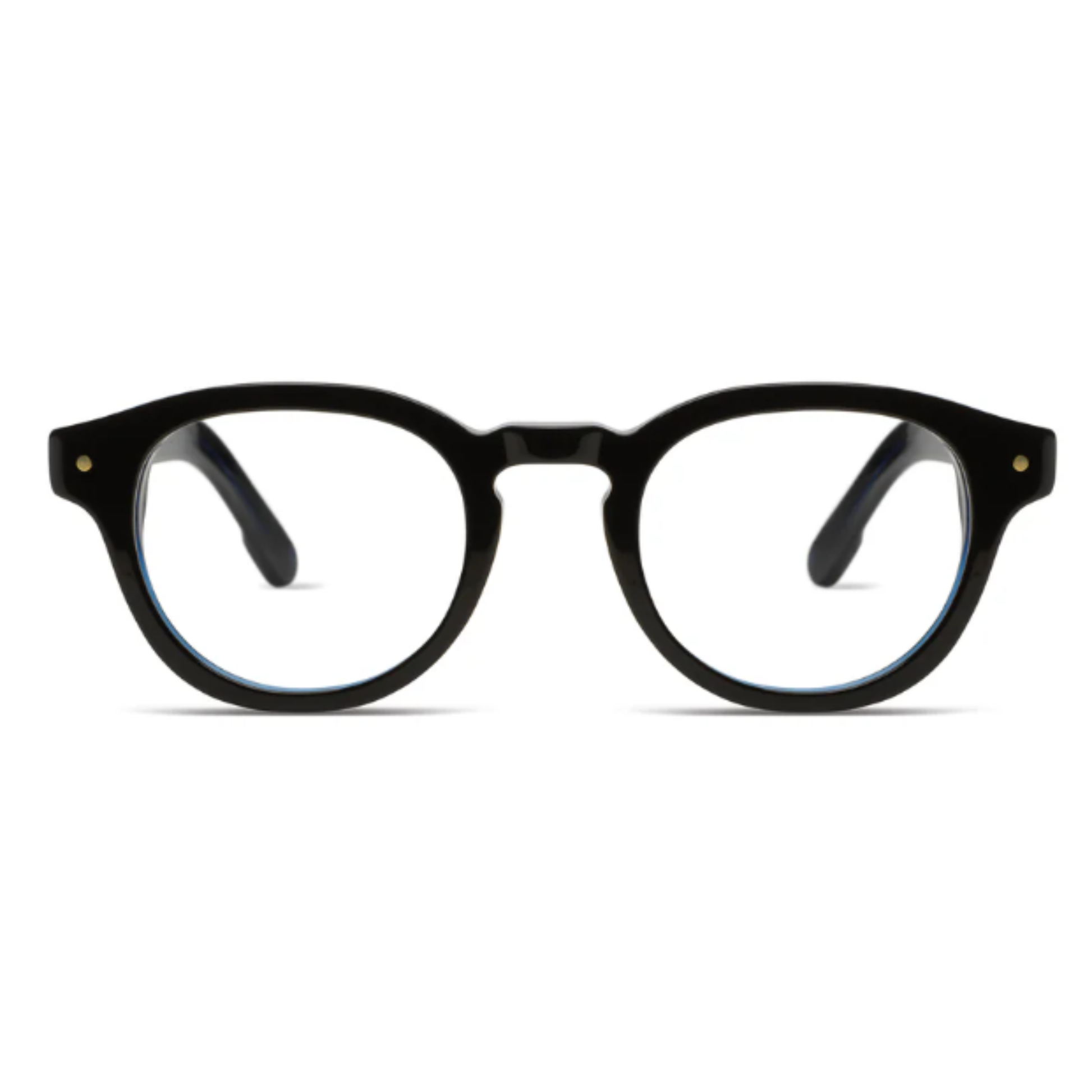 BlackSpace Komono Riley round unisex eyeglasses with modern minimalist optical frame