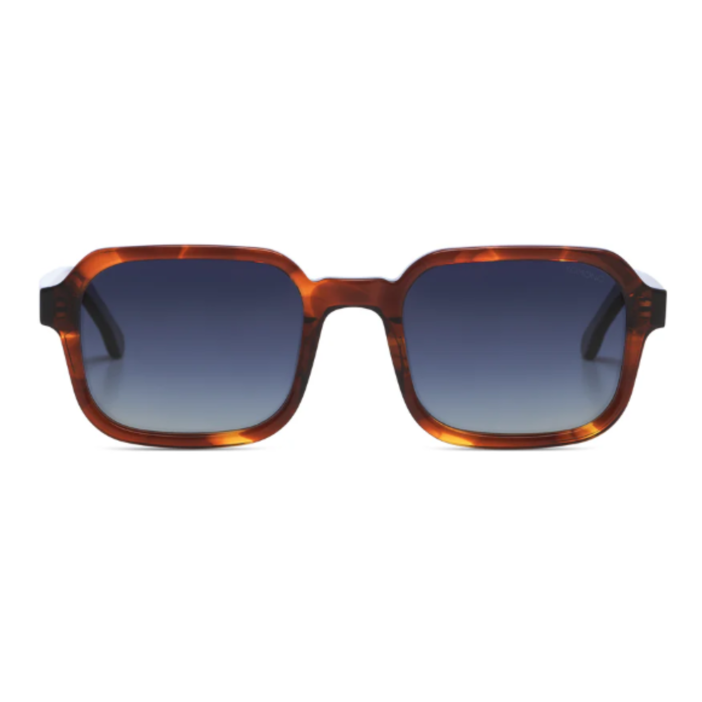 RomeoBrownBourbon Komono Romeo square unisex sunglasses with modern lightweight fashion frame