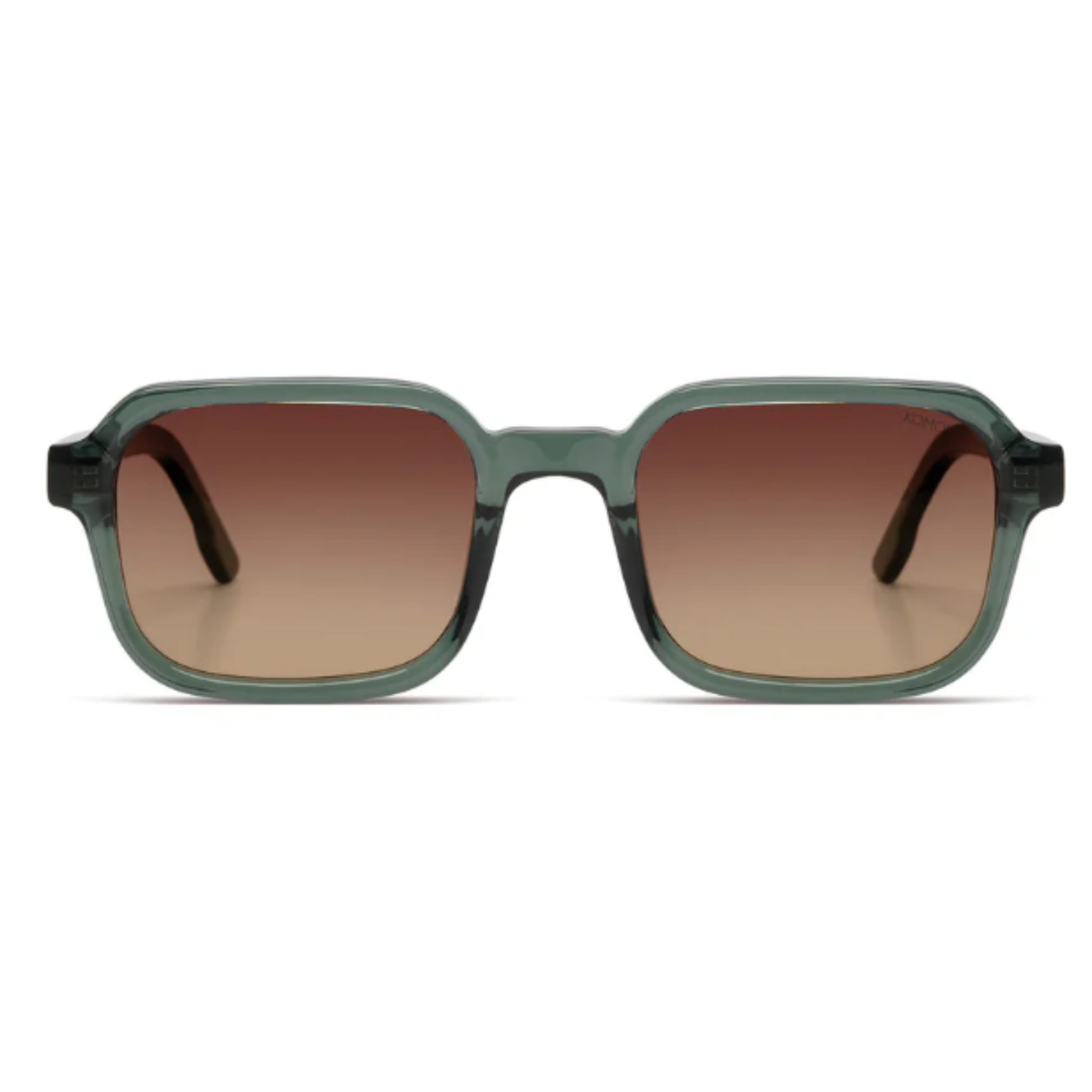 RomeoEmerald Komono Romeo square unisex sunglasses with modern lightweight fashion frame
