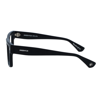 KyotoMatteBlack Kyoto FR rectangle optical frame for unisex wear