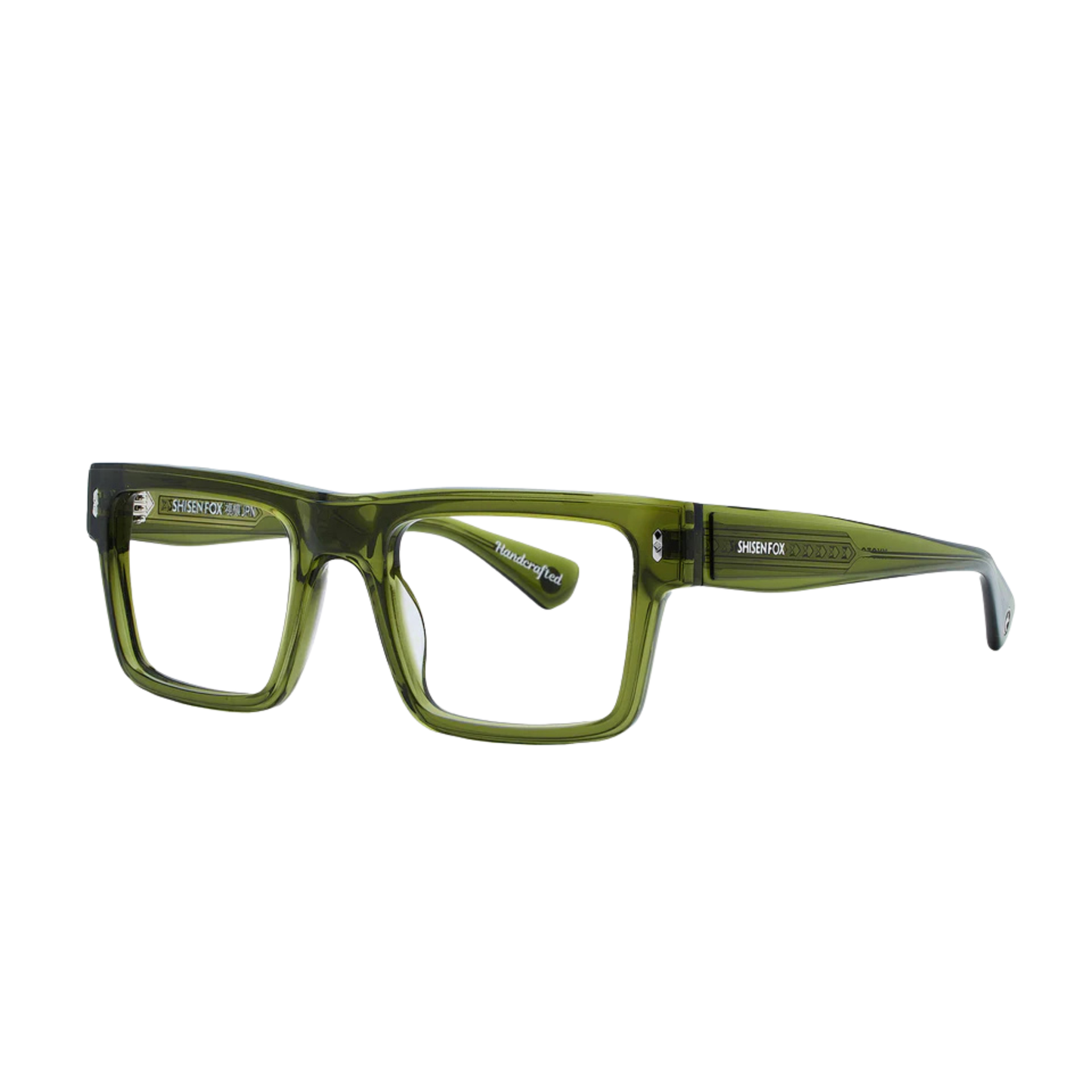 KyotoForestGreen Kyoto FR rectangle optical frame for unisex wear