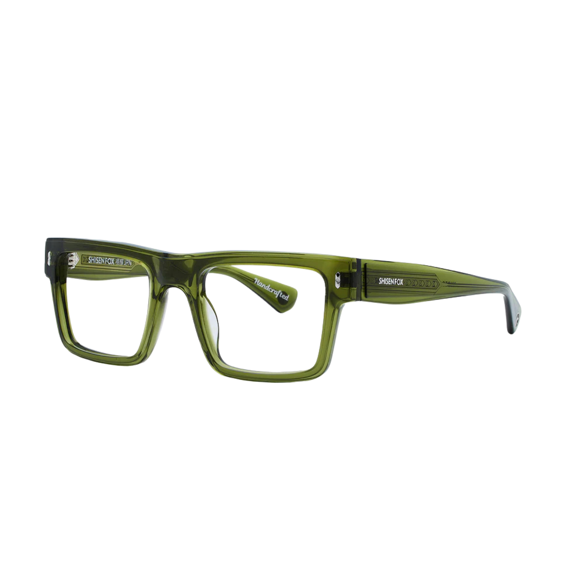 KyotoForestGreen Kyoto FR rectangle optical frame for unisex wear