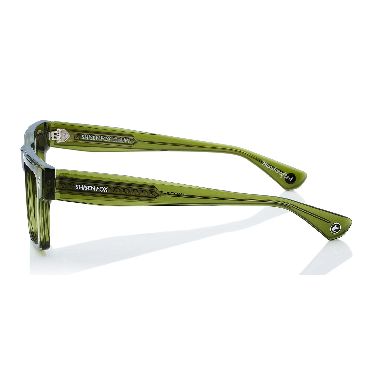 KyotoForestGreen Kyoto FR rectangle optical frame for unisex wear