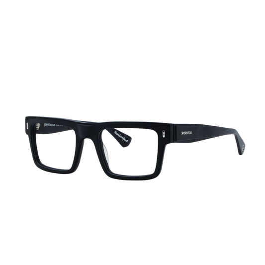KyotoMatteBlack Kyoto FR rectangle optical frame for unisex wear