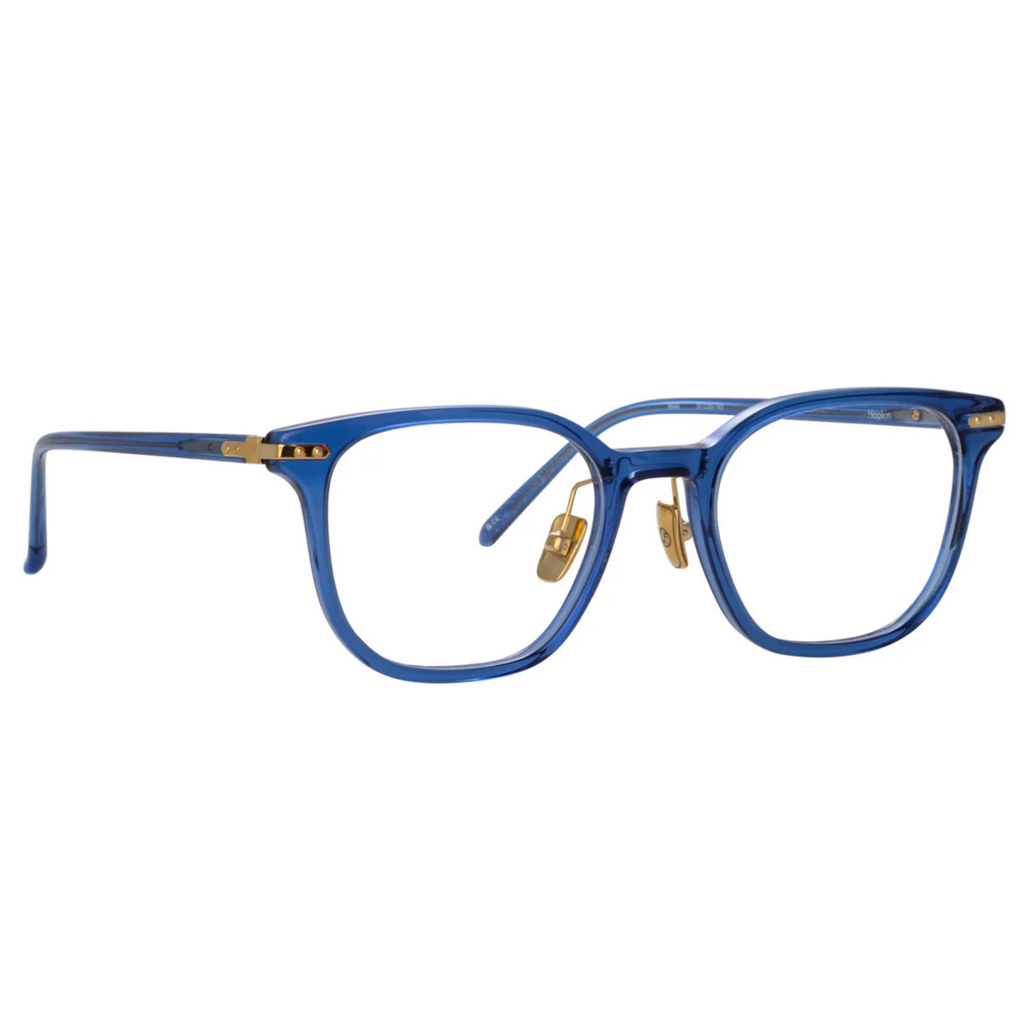 Linda Farrow LF91A Hopkin Navy Square Acetate Eyeglasses Frame