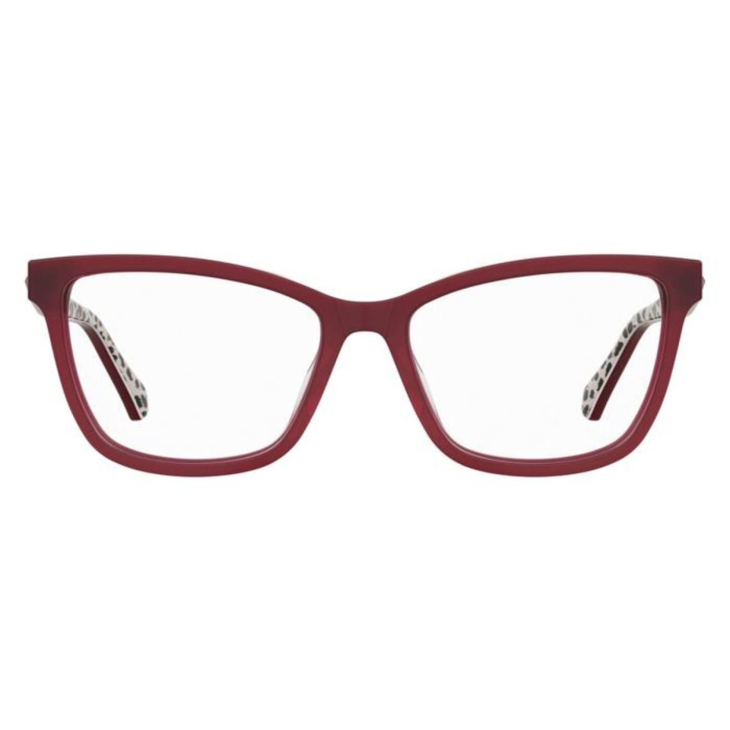 Love Moschino MOL632 women's square acetate optical frame with a bold full-rim designer design.