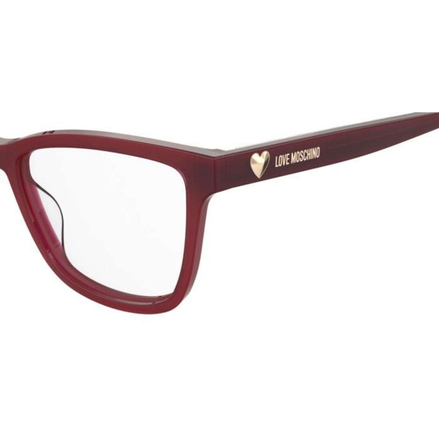 Love Moschino MOL632 women's square acetate optical frame with a bold full-rim designer design.