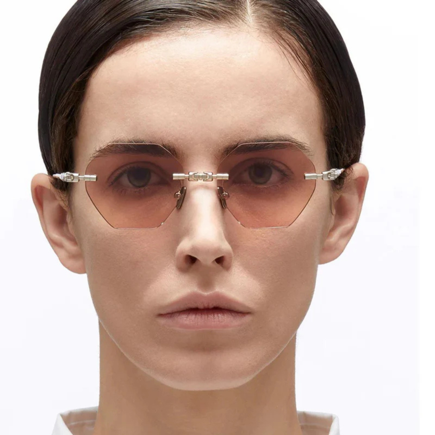 Makse H60 Unisex Hexagon Sunglasses Brand Detail View